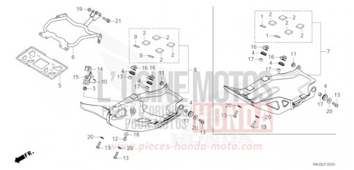 SKID PLATE CRF1100A4M de 2021